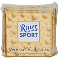 Ritter Sport Chocolate blanco enteros Avellanas - 5 x 100g